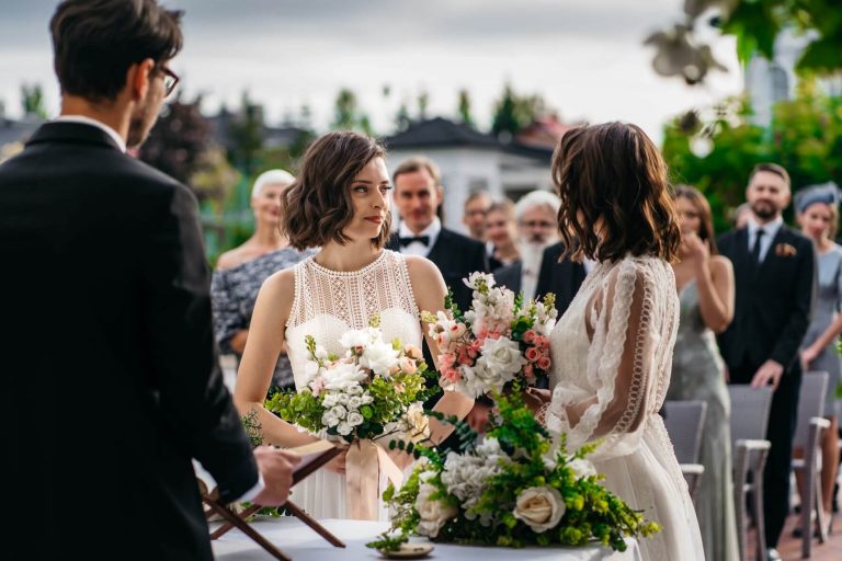 How to Hire Your Officiant 34 Officiant marries couple