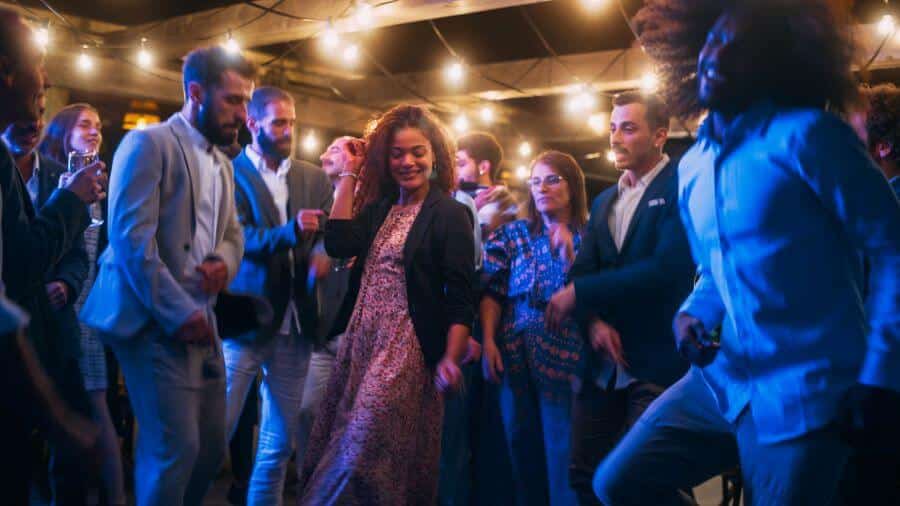 The Wedding Suppliers You Need To Have On Your Big Day 4 wedding guests boogie on the dance floor