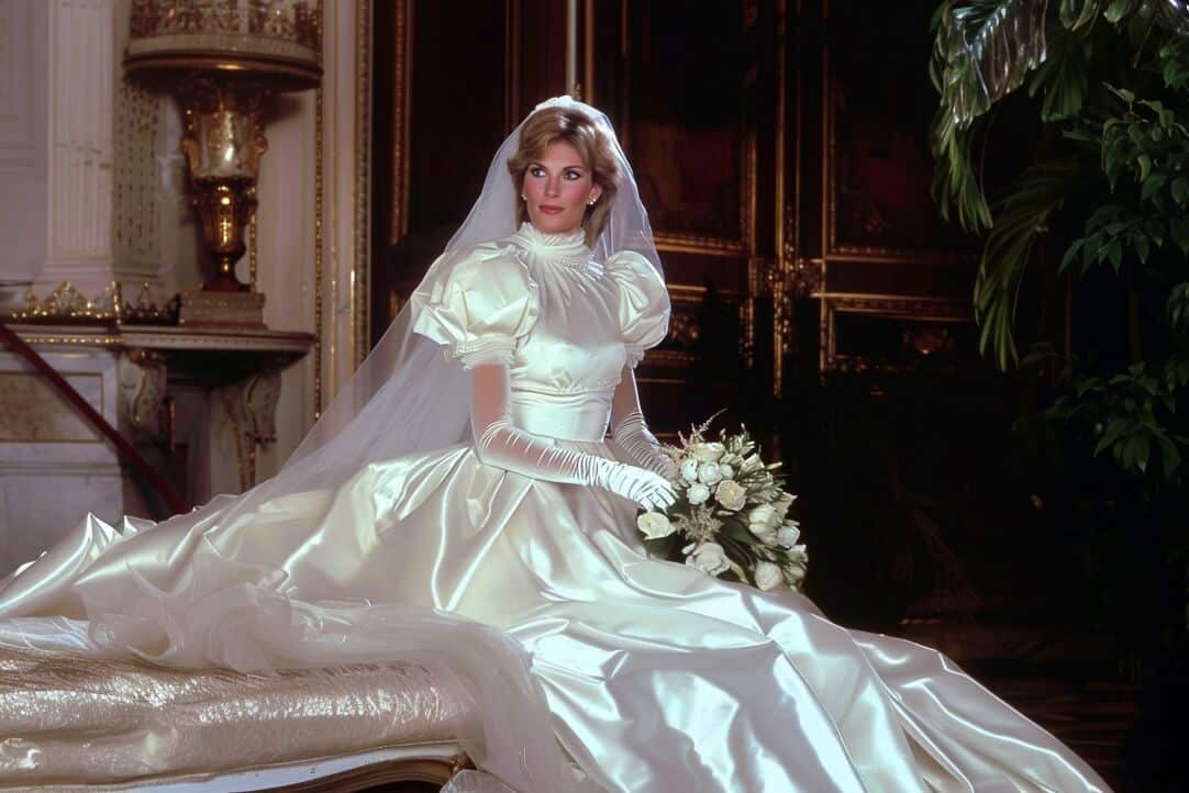 2024 Wedding Trends 2 80s wedding dress style