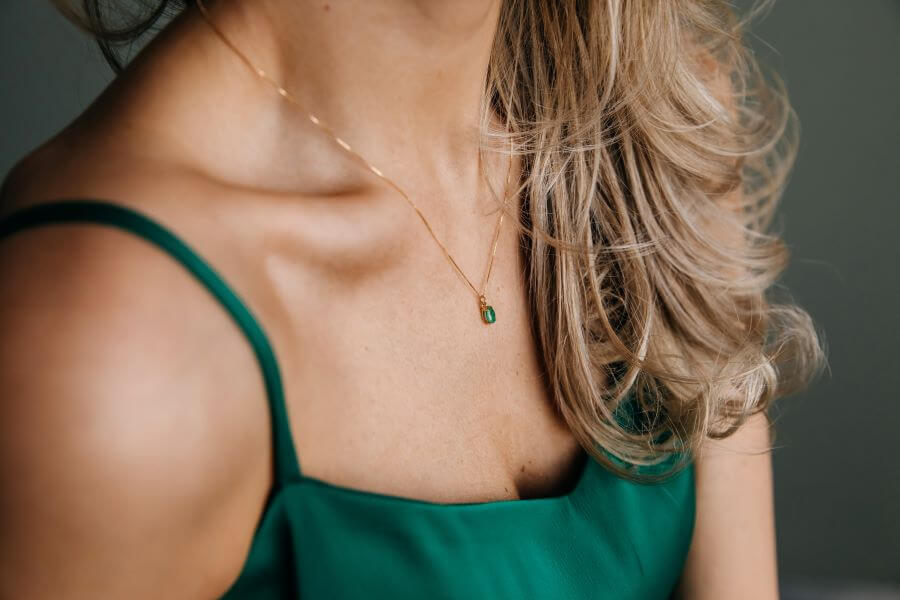 A Comprehensive Guide to Birthstones by Months 9 Emerald pendant