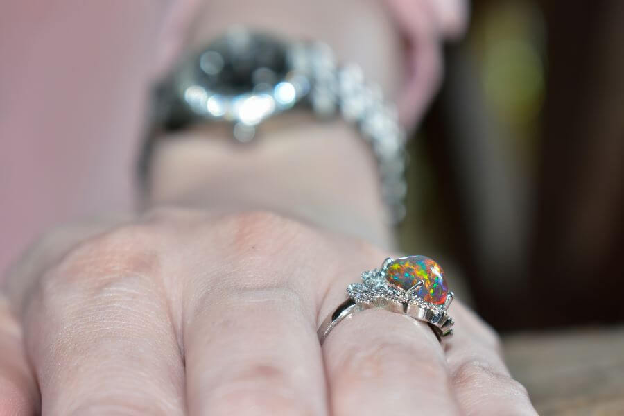 A Comprehensive Guide to Birthstones by Months 14 Opal ring
