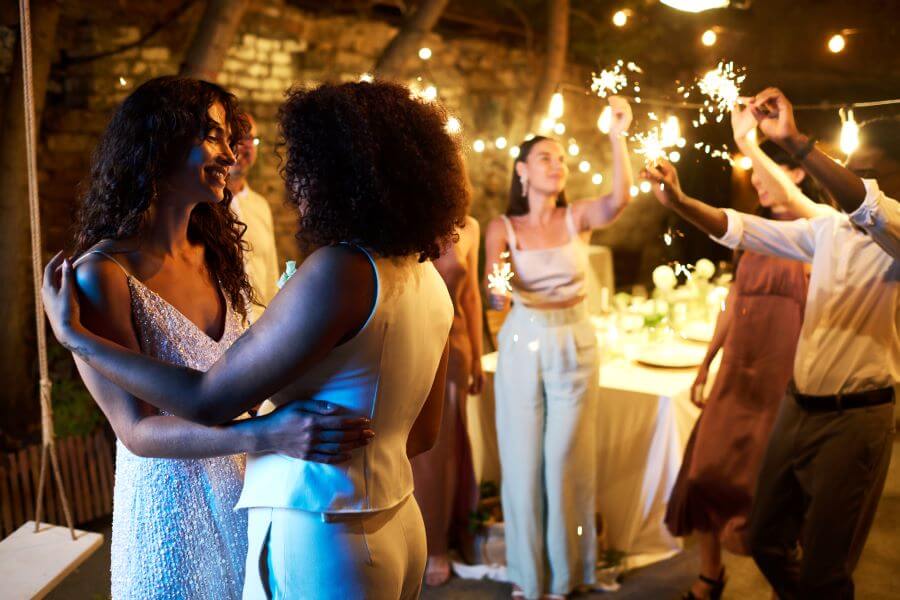 Essentials To Book In Advance When Planning A Wedding 7 wedding dance floor with newlyweds