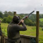 clay pigeon shooting on stag do