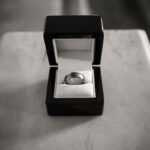 Black Wedding Rings: What to Know Before You Choose One 1 black zirconium wedding ring in box